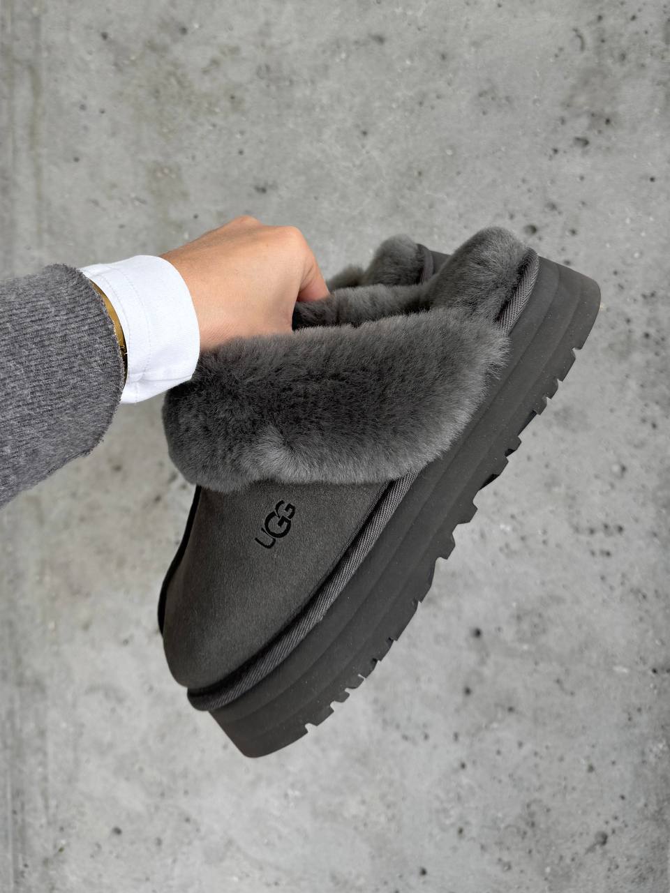 UGG Disquette Platform Grey - oceanhype - 