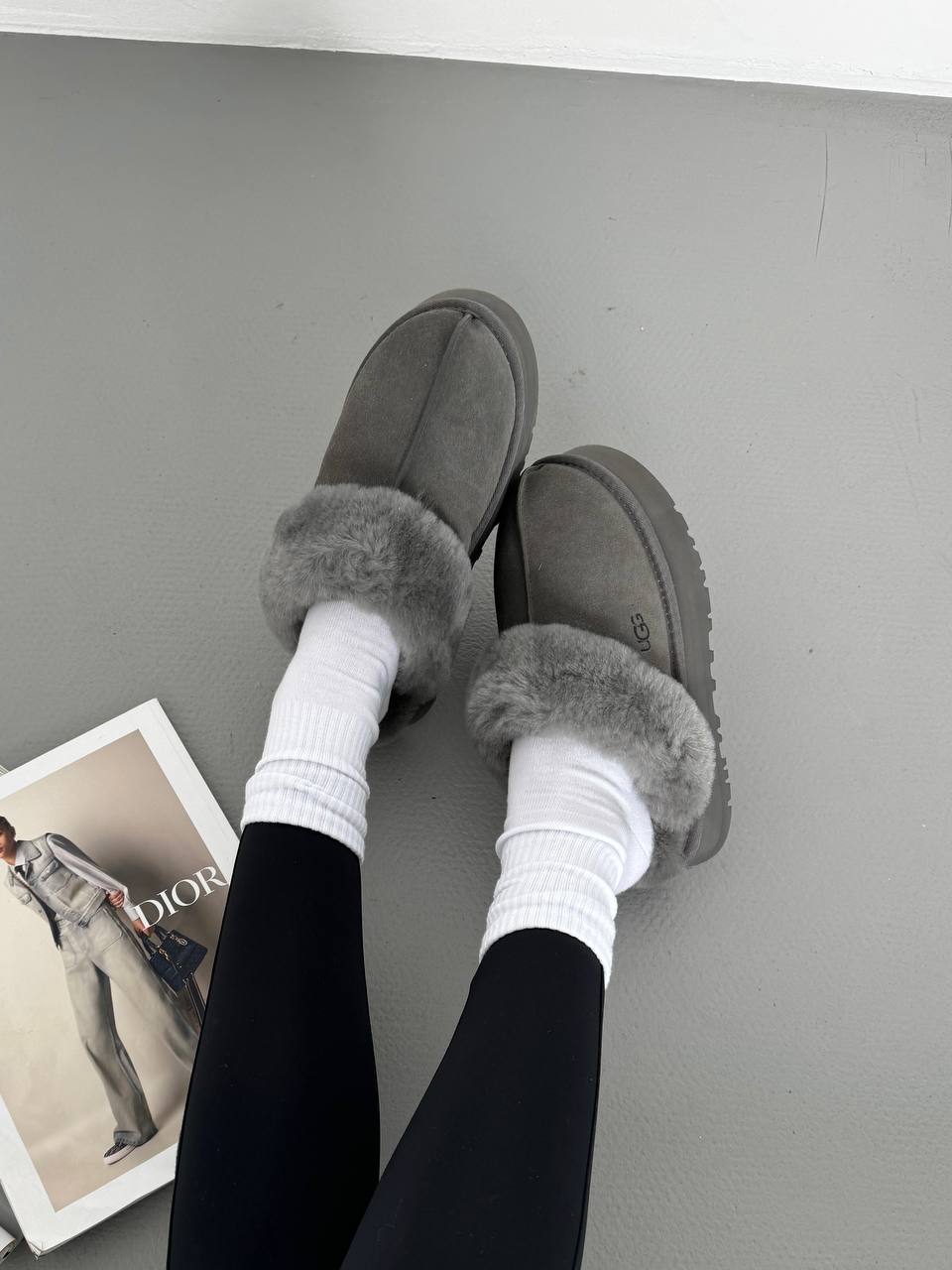 UGG Disquette Platform Grey - oceanhype - 