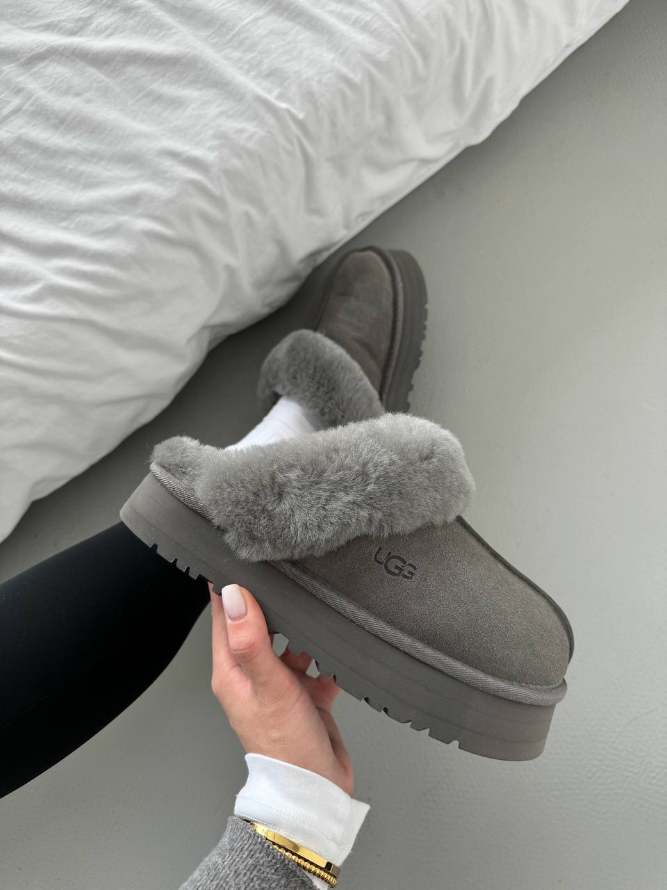 UGG Disquette Platform Grey - oceanhype - 