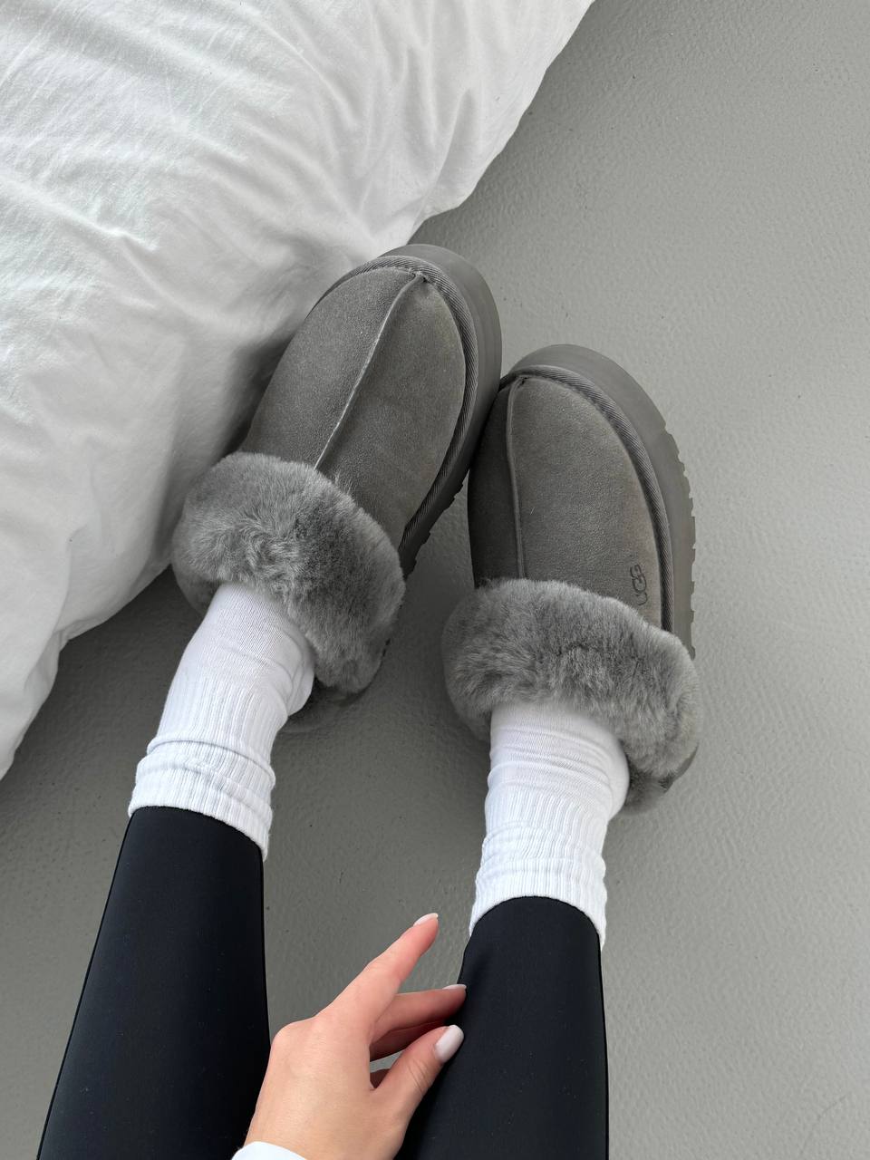 UGG Disquette Platform Grey - oceanhype - 