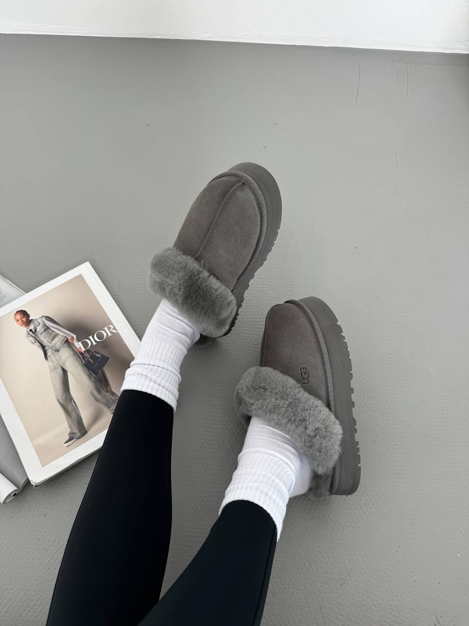 UGG Disquette Platform Grey - oceanhype - 