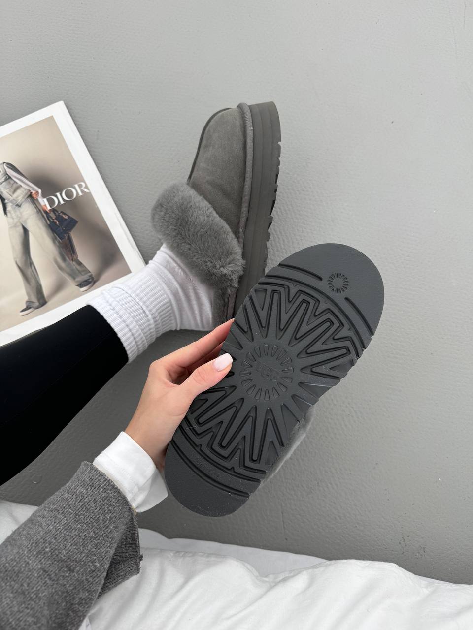 UGG Disquette Platform Grey - oceanhype - 