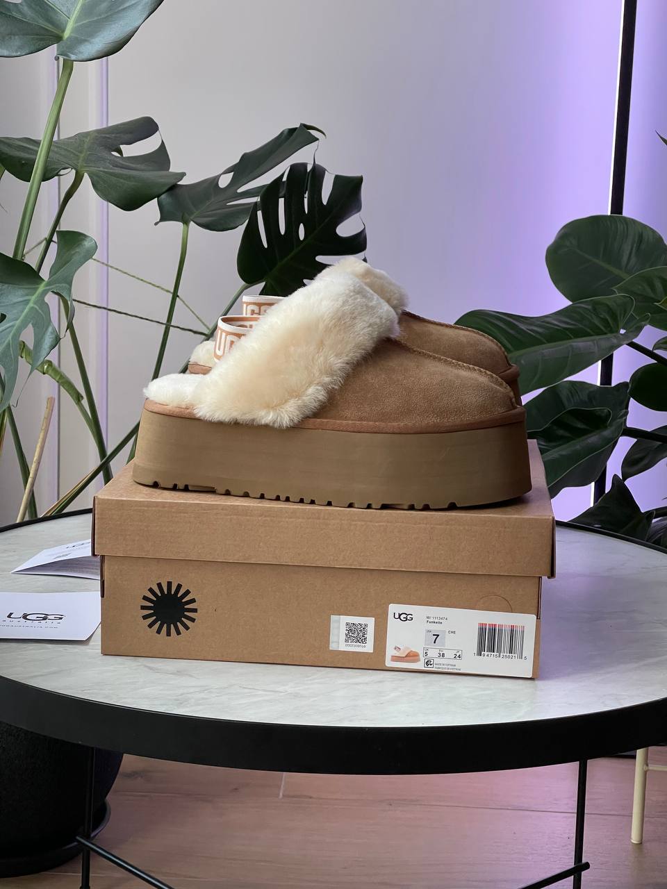 UGG Funkette Platform Chestnut - oceanhype - 