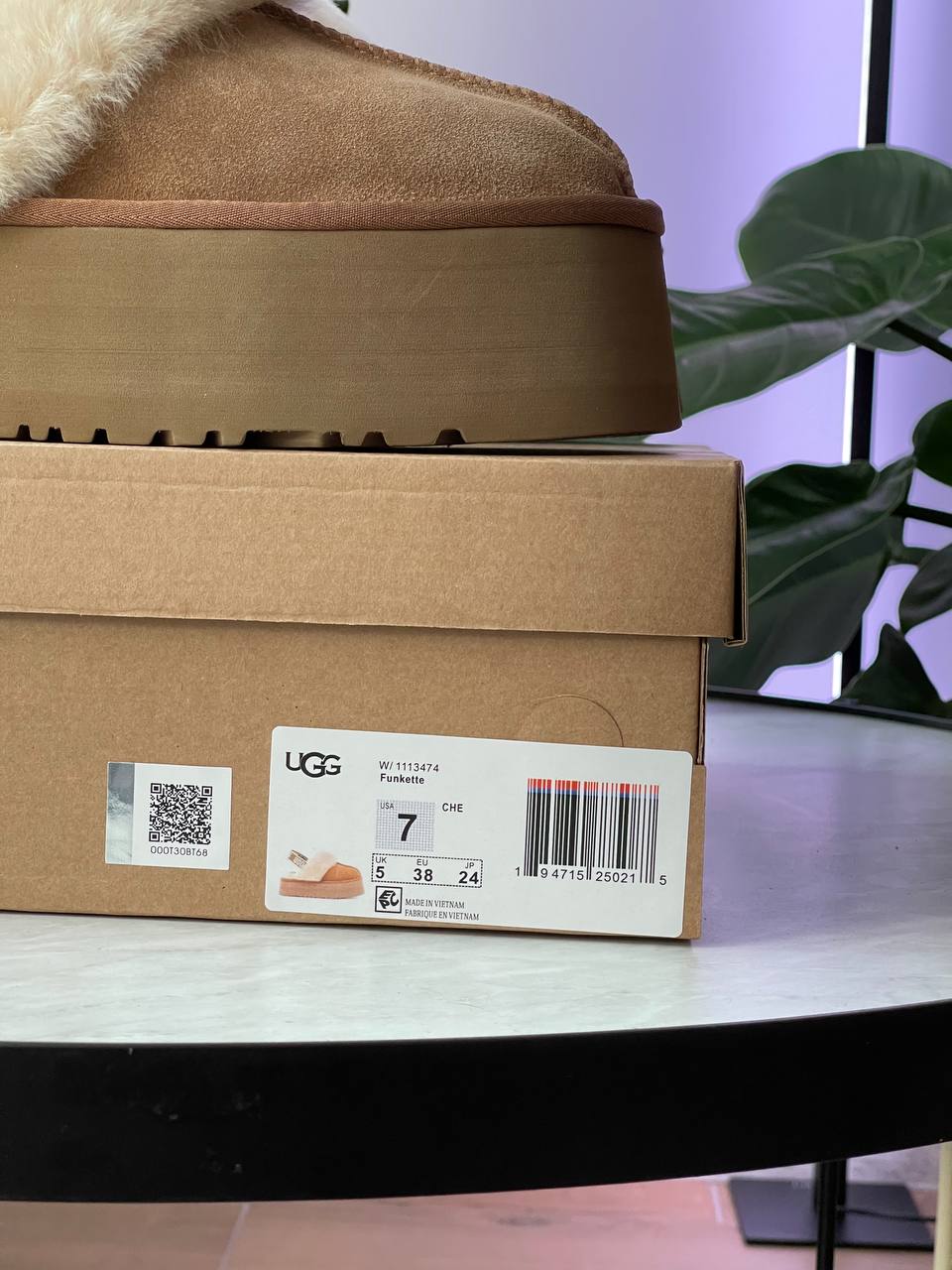 UGG Funkette Platform Chestnut - oceanhype - 