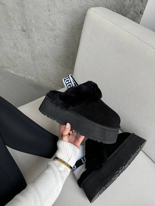 UGG Funkette Platform Black - oceanhype - 