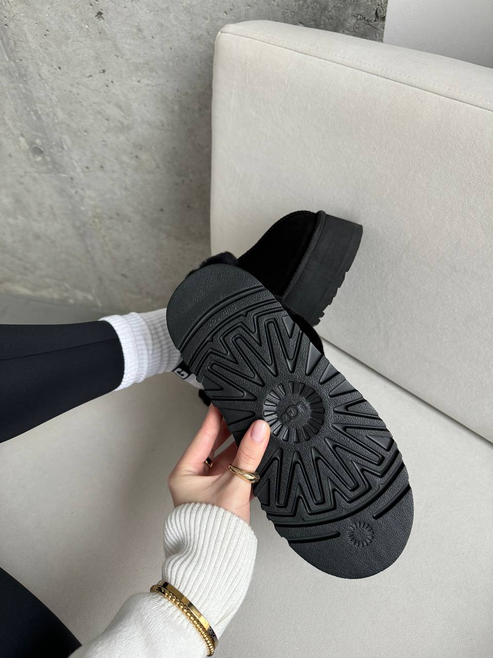 UGG Funkette Platform Black - oceanhype - 