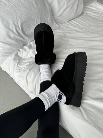 UGG Funkette Platform Black - oceanhype - 