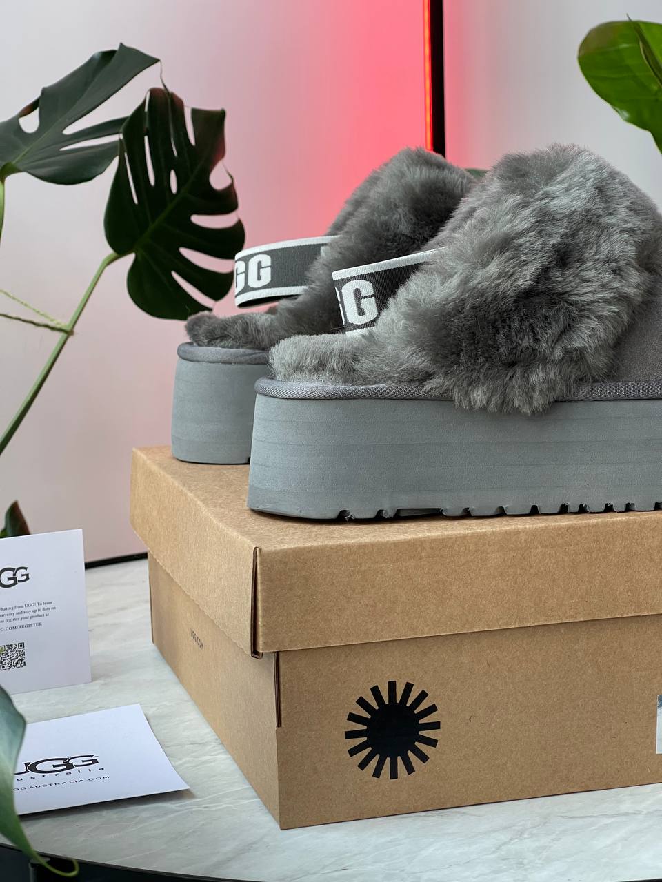 UGG Funkette Platform Grey - oceanhype - 