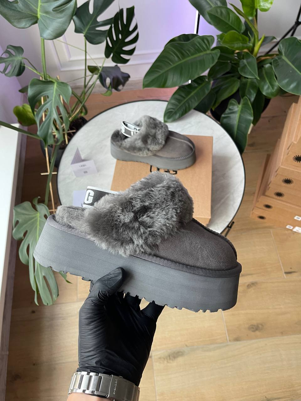 UGG Funkette Platform Grey - oceanhype - 