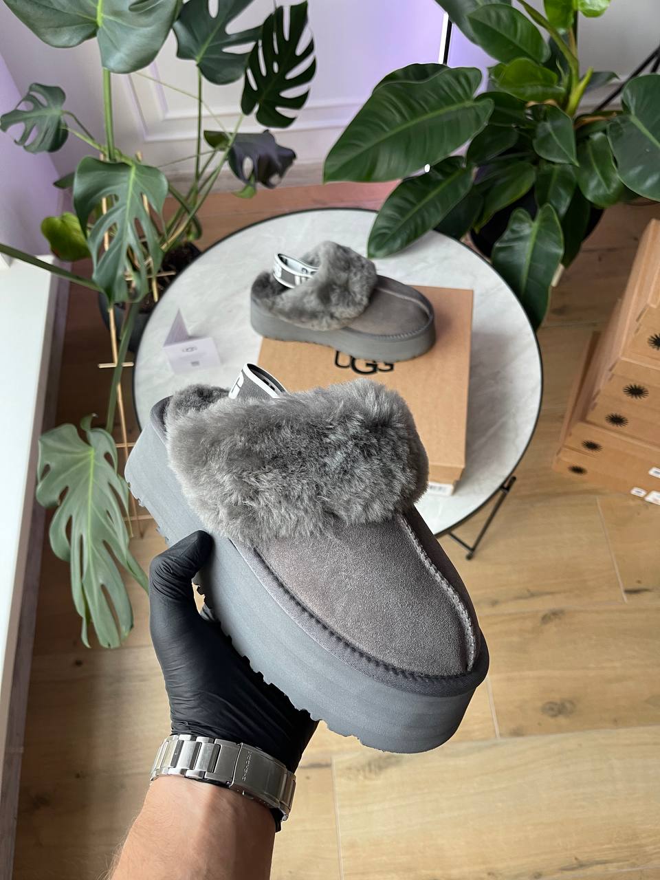 UGG Funkette Platform Grey - oceanhype - 