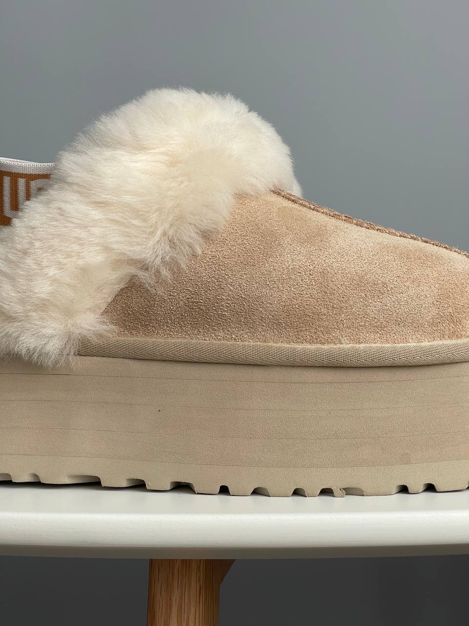 UGG Funkette Slipper Platform Sand - oceanhype - 
