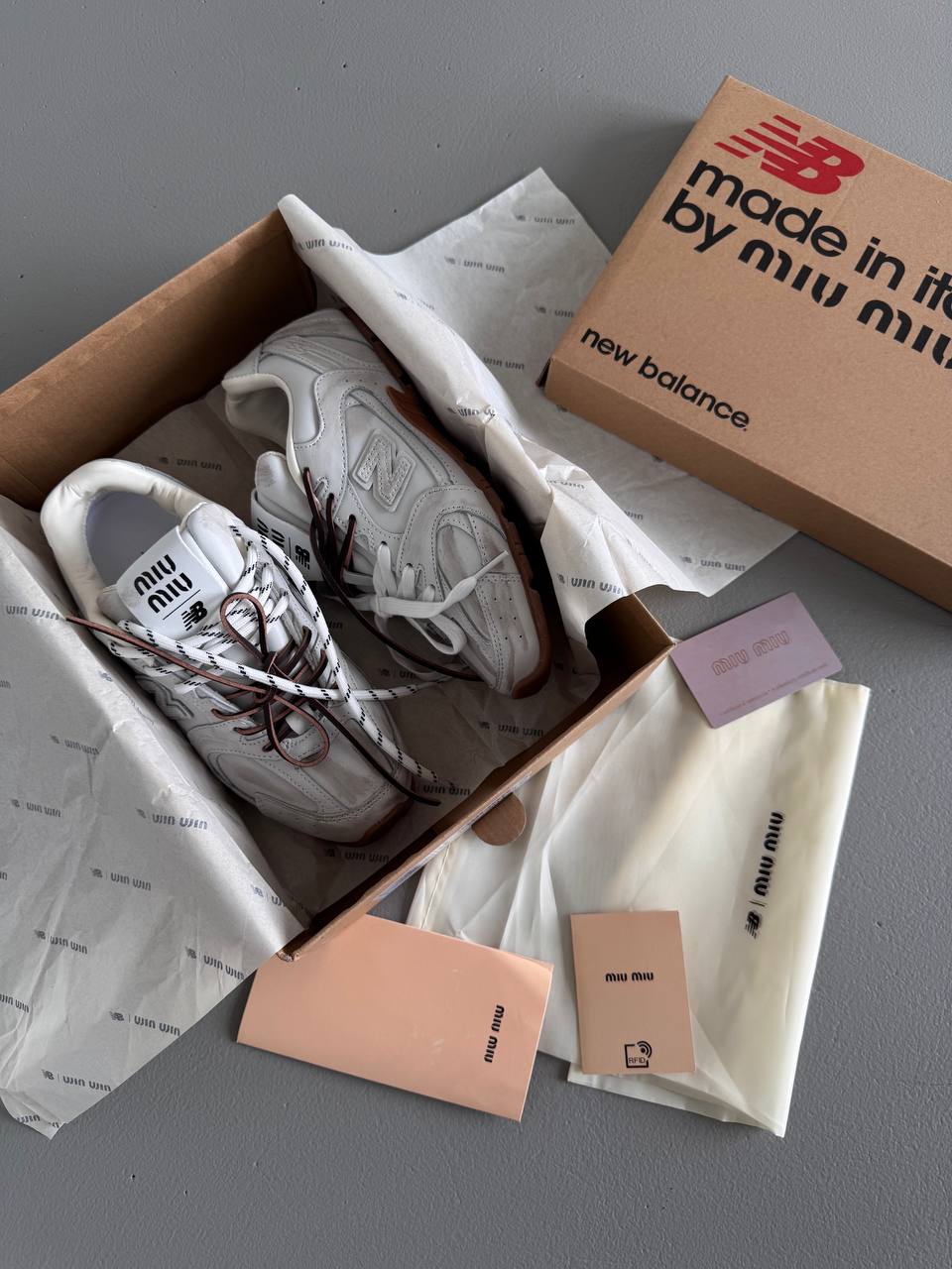 New Balance 530 x Miu Miu Dirty White - oceanhype - 