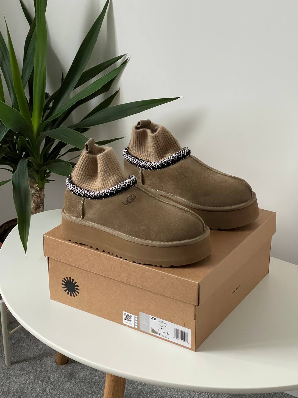 UGG Tasman Platform Sock Khaki - oceanhype - 