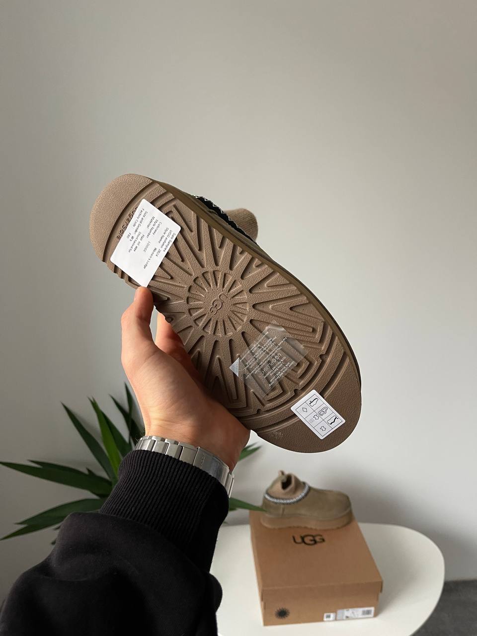 UGG Tasman Platform Sock Khaki - oceanhype - 