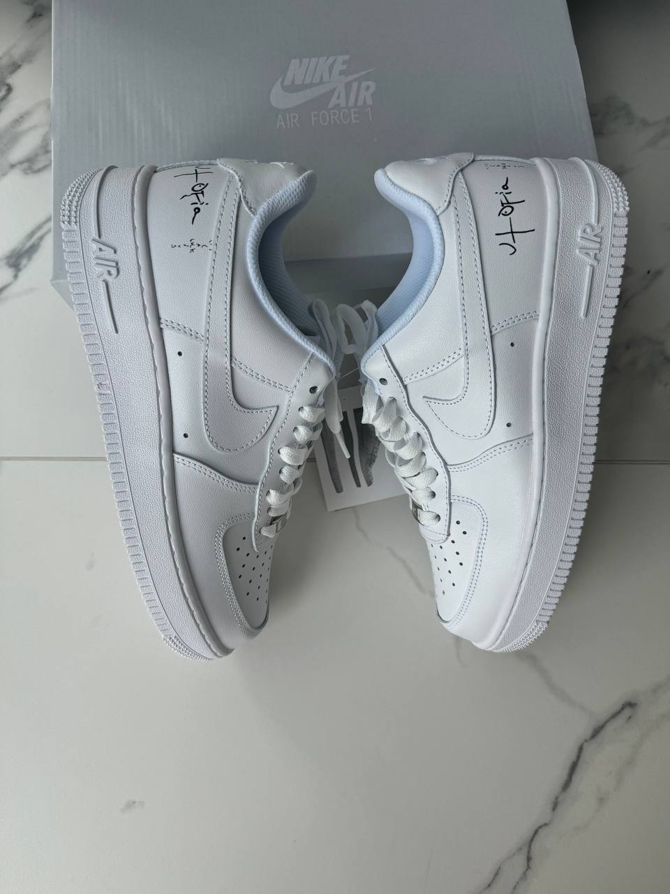 Nike Air Force 1 Low '07 White Travis Scott Cactus Jack Utopia Edition - oceanhype - 
