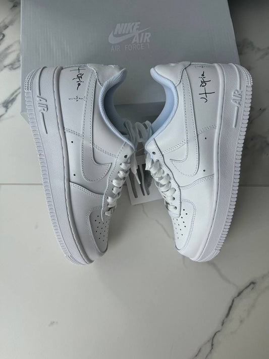 Nike Air Force 1 Low '07 White Travis Scott Cactus Jack Utopia Edition - oceanhype - 