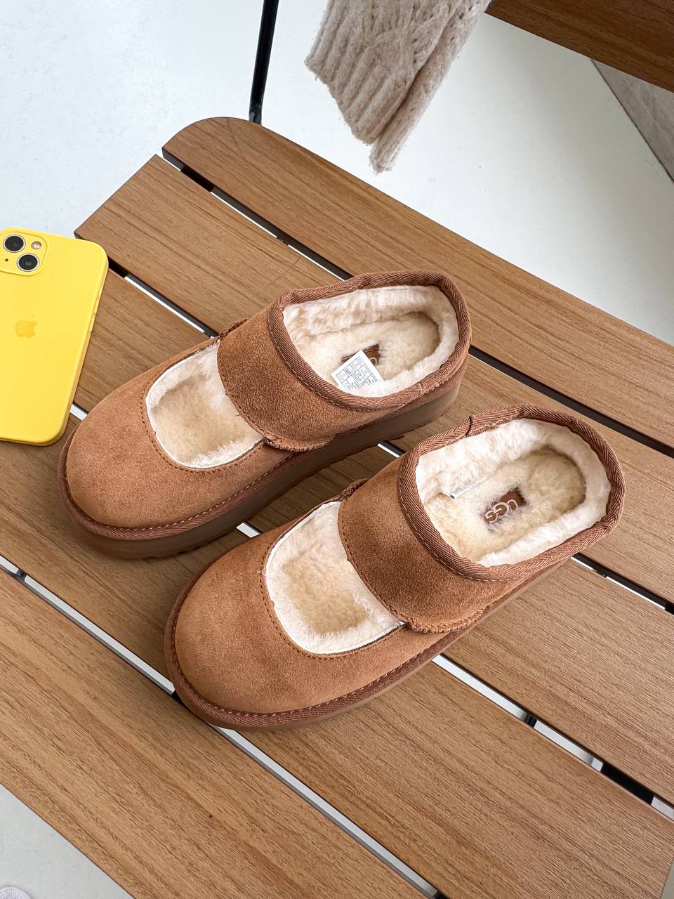 UGG Bea Mary Jane Platform Chestnut - oceanhype - 