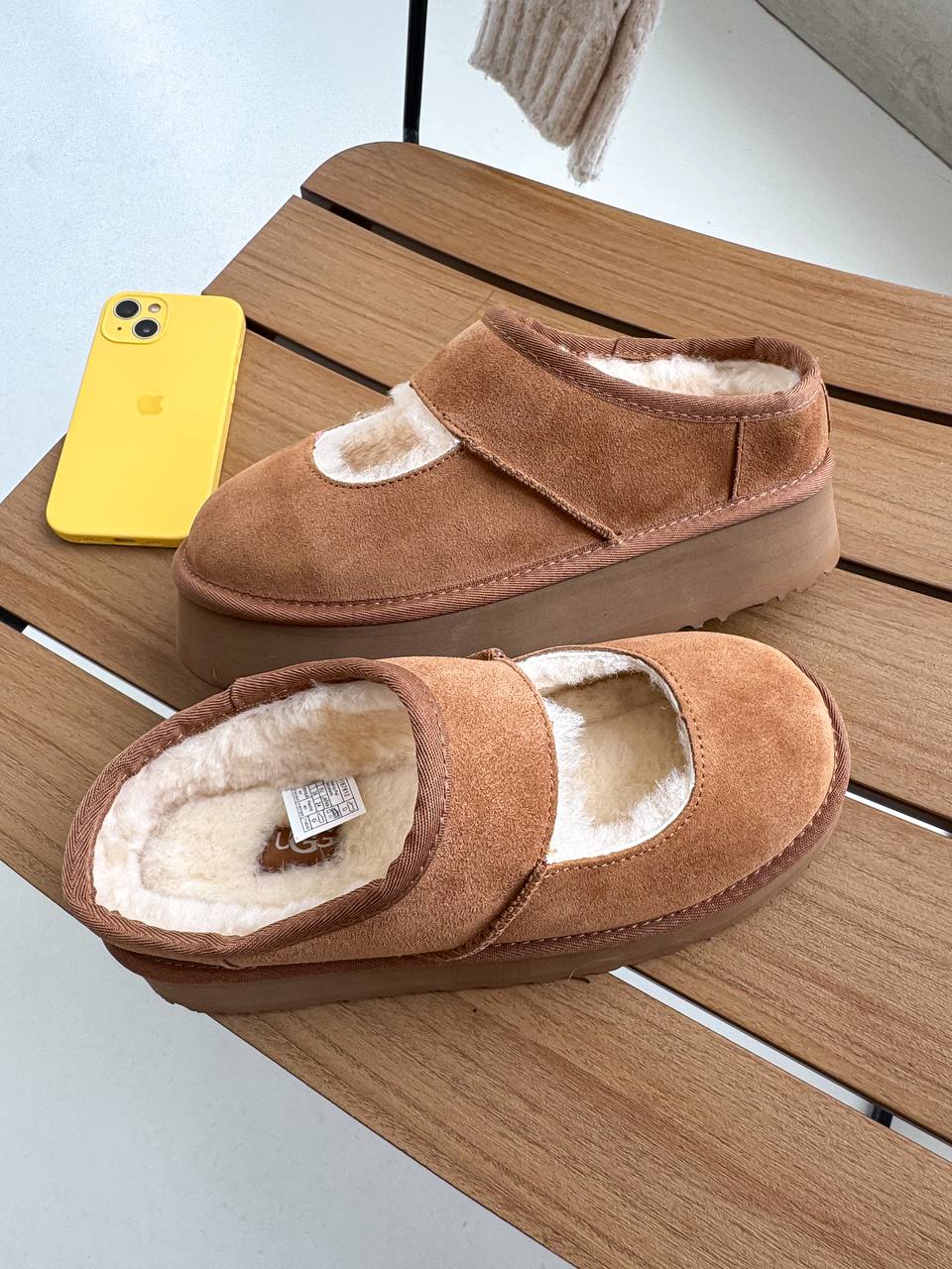 UGG Bea Mary Jane Platform Chestnut - oceanhype - 