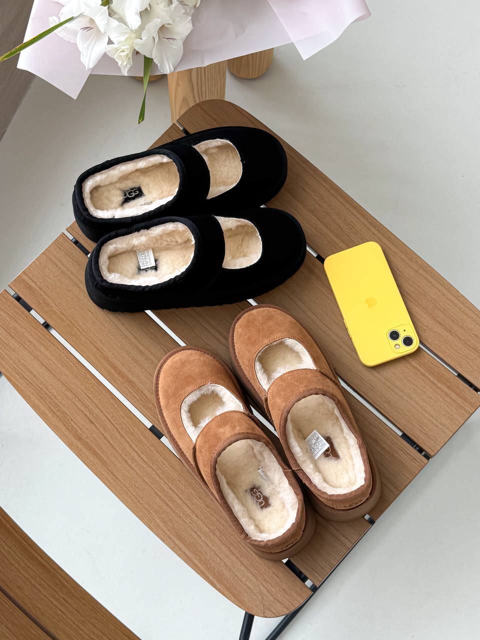 UGG Bea Mary Jane Platform Chestnut - oceanhype - 