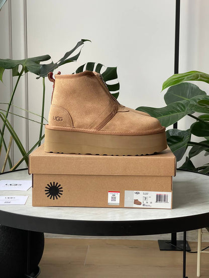 UGG Neumel Platform Zip Chestnut - oceanhype - 