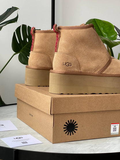 UGG Neumel Platform Zip Chestnut - oceanhype - 