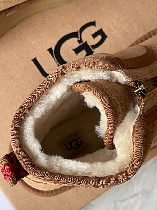 UGG Neumel Platform Zip Chestnut - oceanhype - 