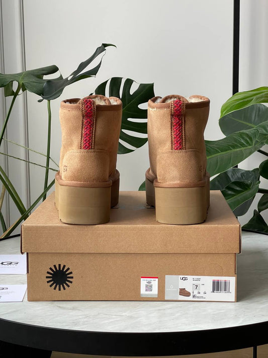 UGG Neumel Platform Zip Chestnut - oceanhype - 