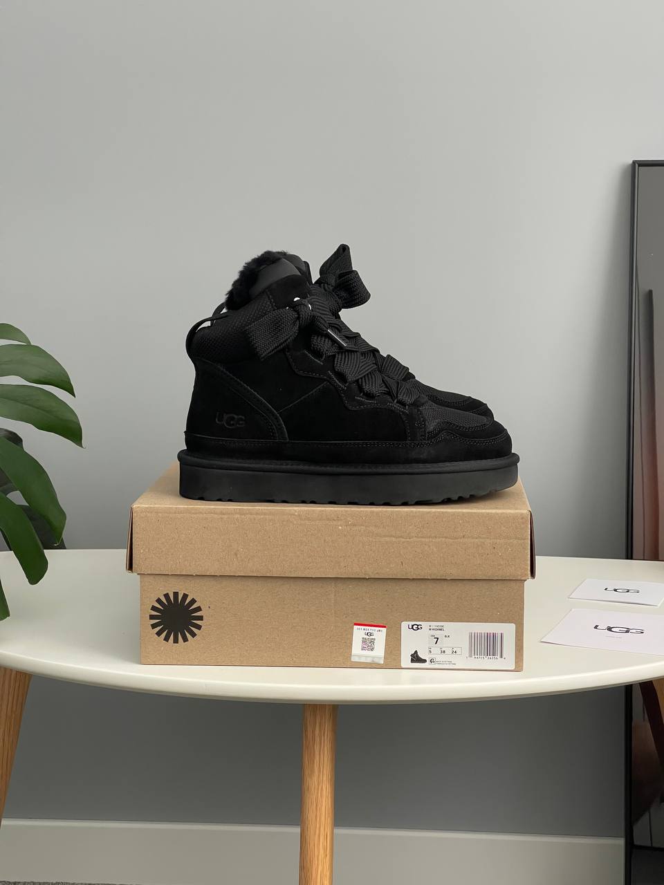 UGG Lowmel Sneaker High Black - oceanhype - 