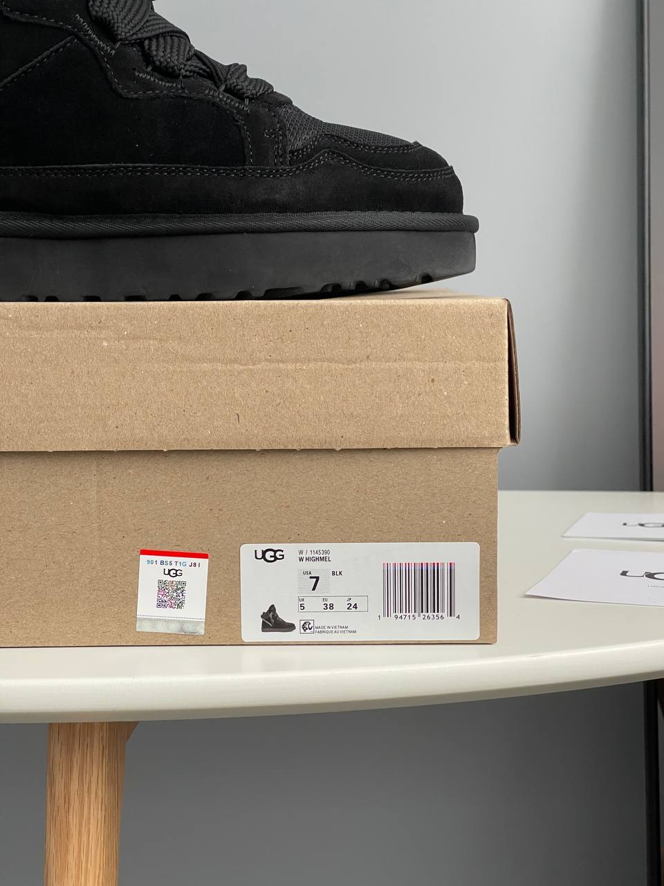 UGG Lowmel Sneaker High Black - oceanhype - 
