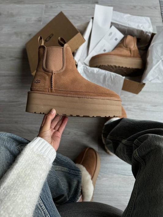 UGG Neumel Boot Platform Chelsea Chestnut - oceanhype - 