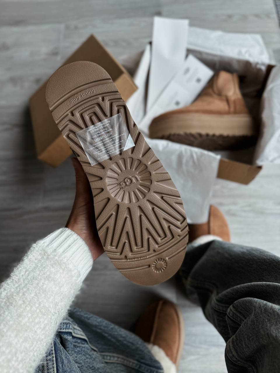 UGG Neumel Boot Platform Chelsea Chestnut - oceanhype - 