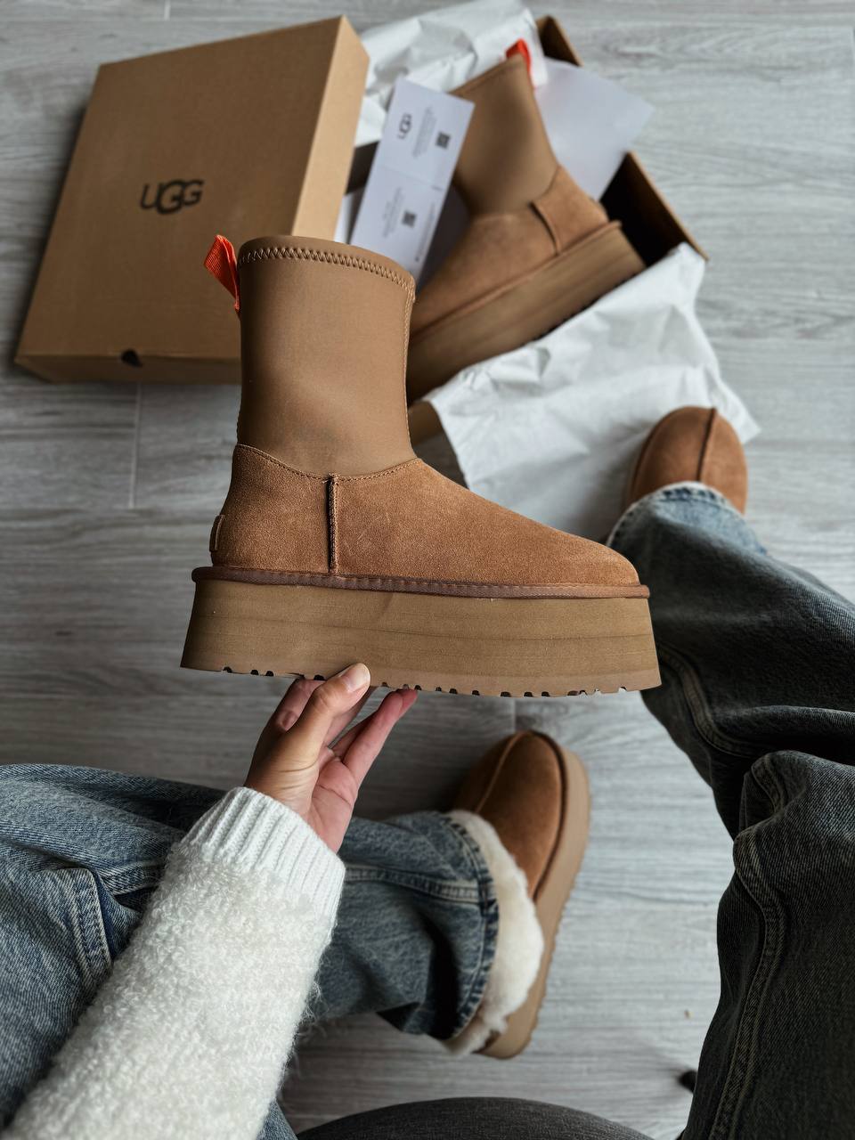 UGG Dipper Boots Chestunt - oceanhype - 