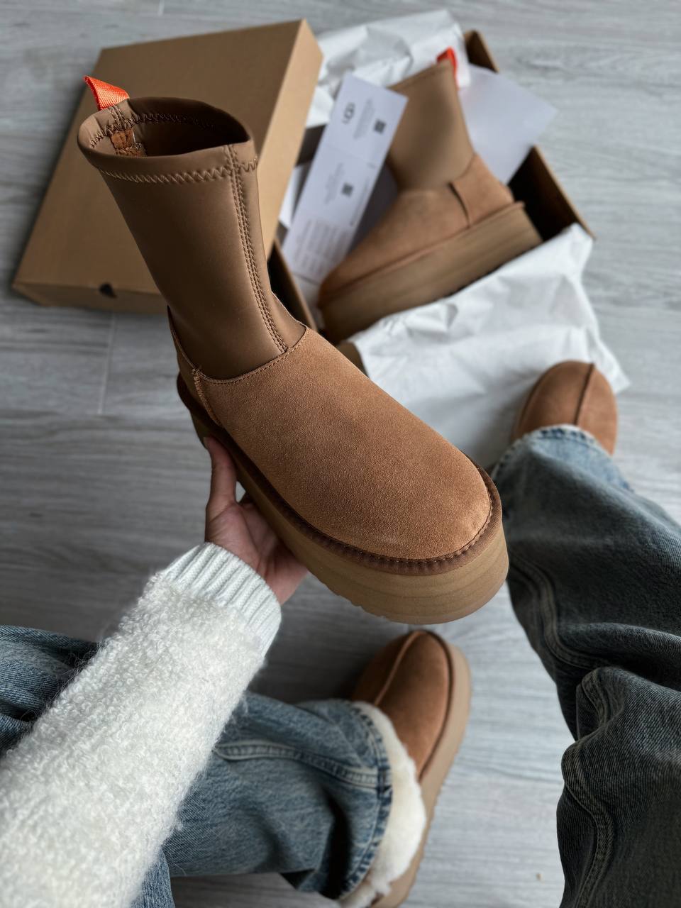 UGG Dipper Boots Chestunt - oceanhype - 