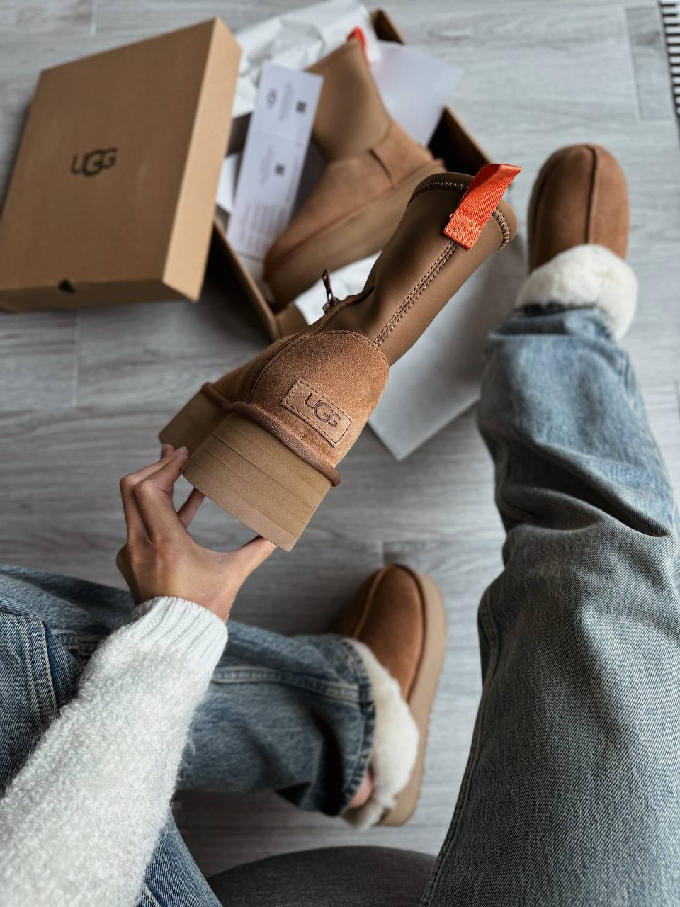 UGG Dipper Boots Chestunt - oceanhype - 