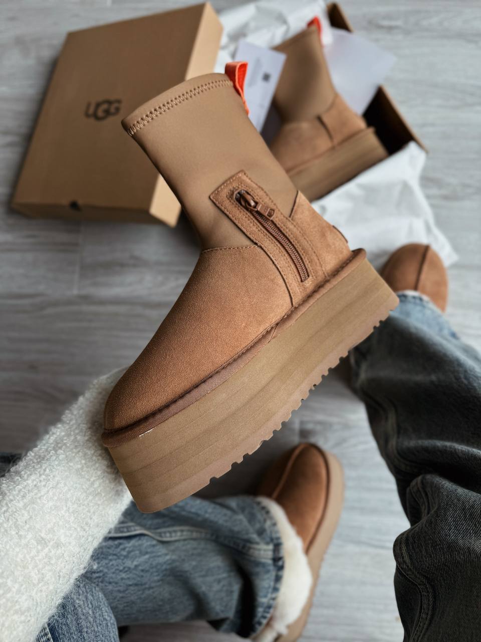 UGG Dipper Boots Chestunt - oceanhype - 