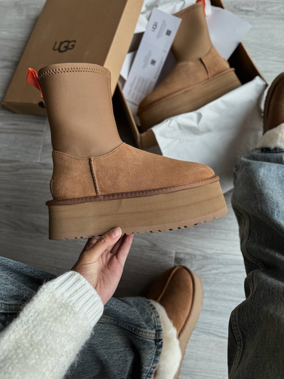 UGG Dipper Boots Chestunt - oceanhype - 