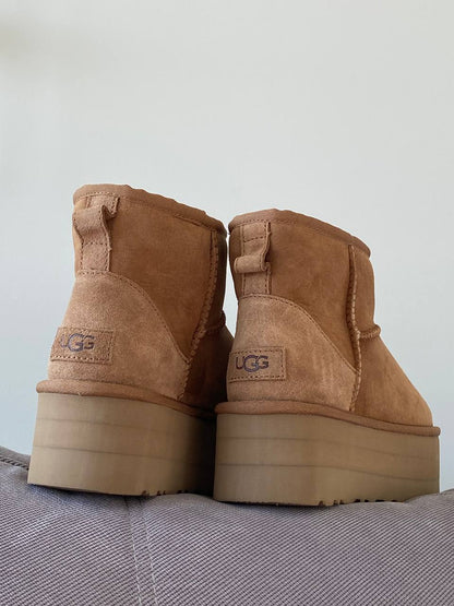 UGG Mini Platform Chestnut - oceanhype - 