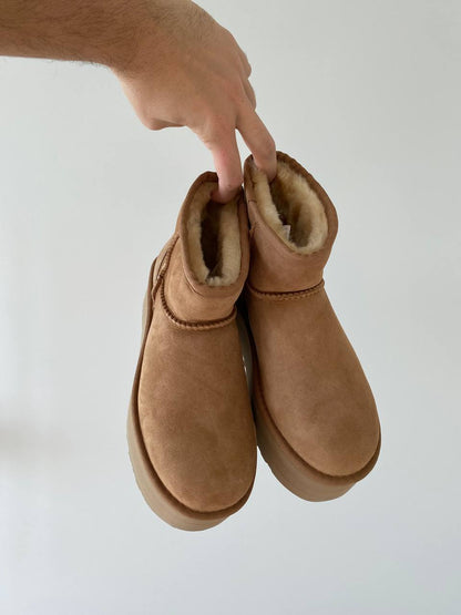 UGG Mini Platform Chestnut - oceanhype - 