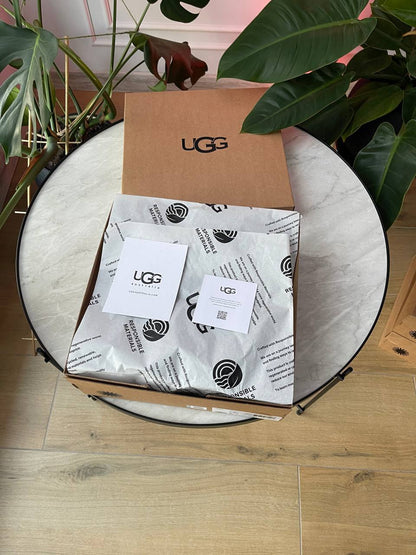 UGG Classic Sweater Letter Tall Boot Black - oceanhype - 