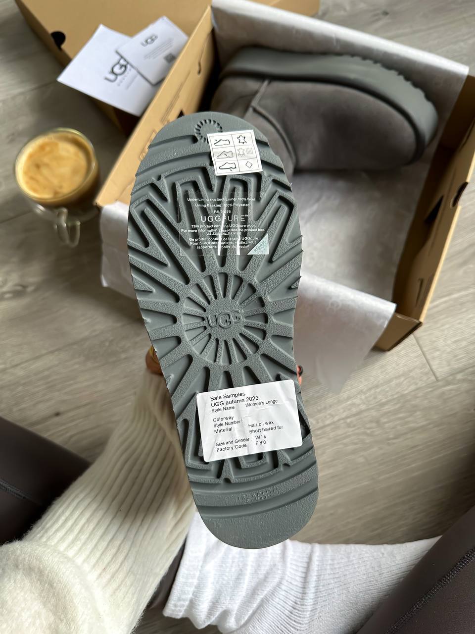 UGG Classic Ultra Mini Platform Grey - oceanhype - 