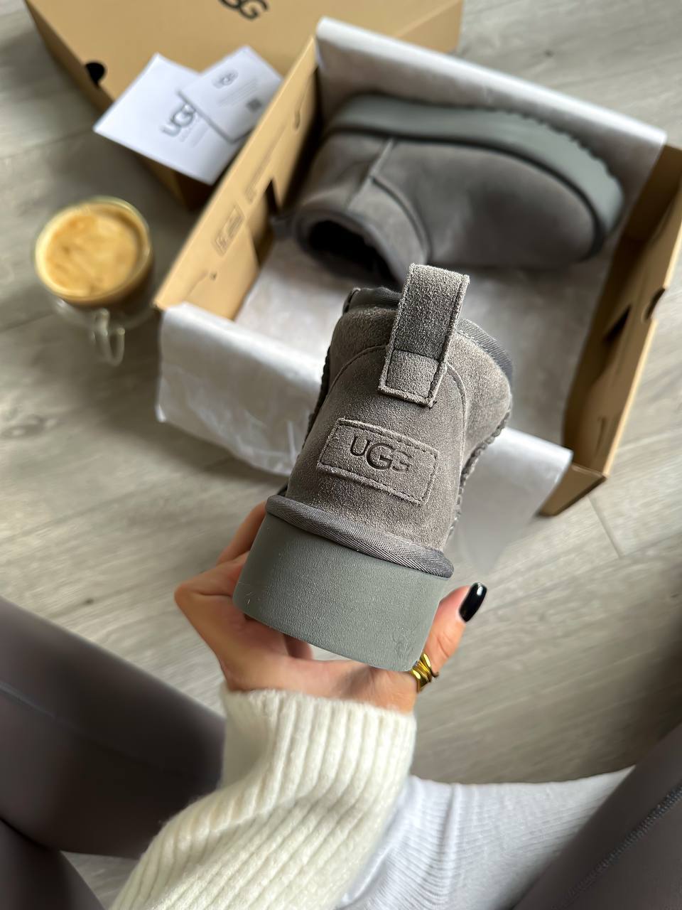 UGG Classic Ultra Mini Platform Grey - oceanhype - 