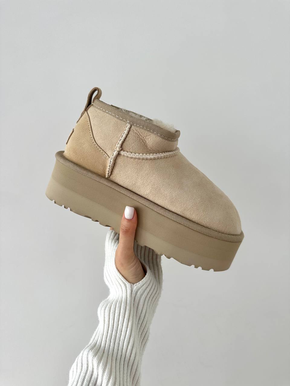 UGG Ultra Mini Beige Platform - oceanhype - 