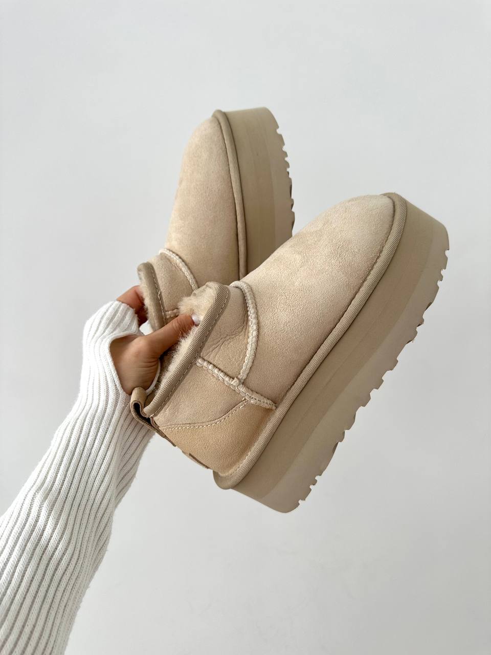 UGG Ultra Mini Beige Platform - oceanhype - 