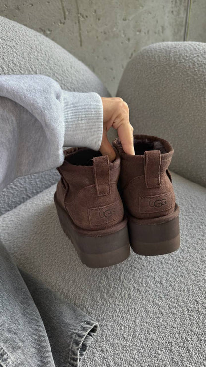 UGG Classic Ultra Mini Platform XL Brown - oceanhype - 