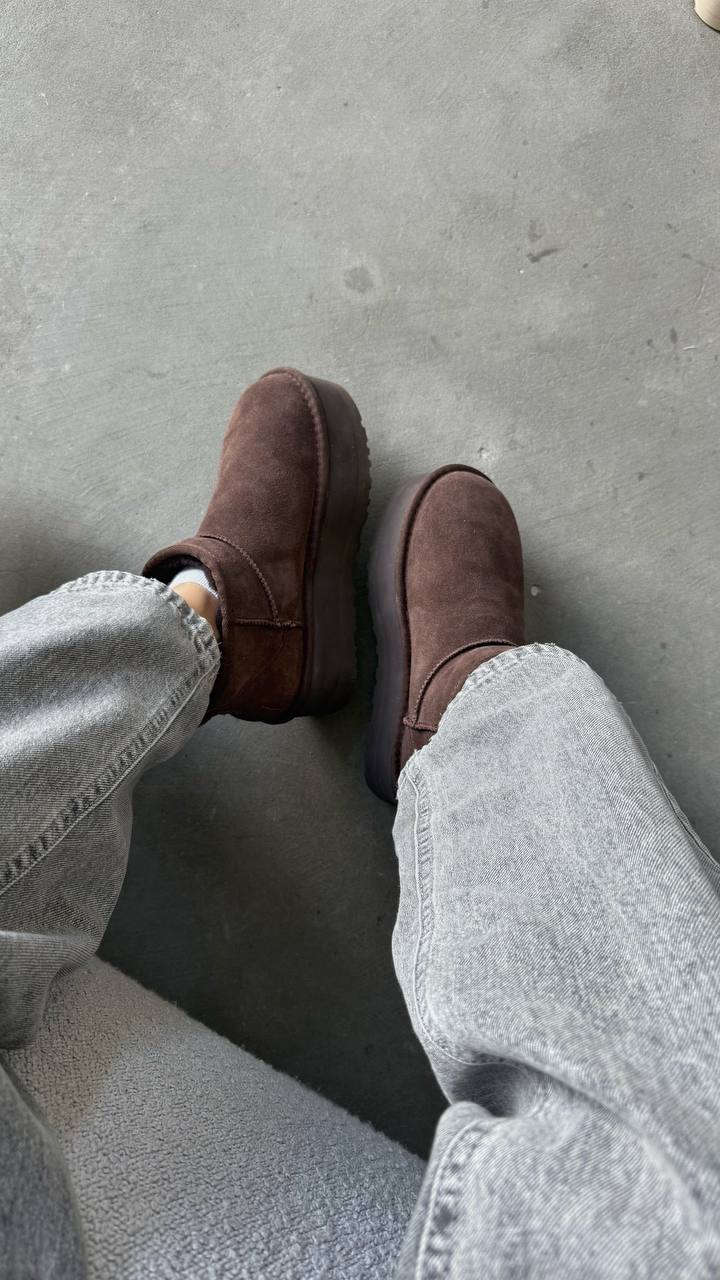 UGG Classic Ultra Mini Platform XL Brown - oceanhype - 
