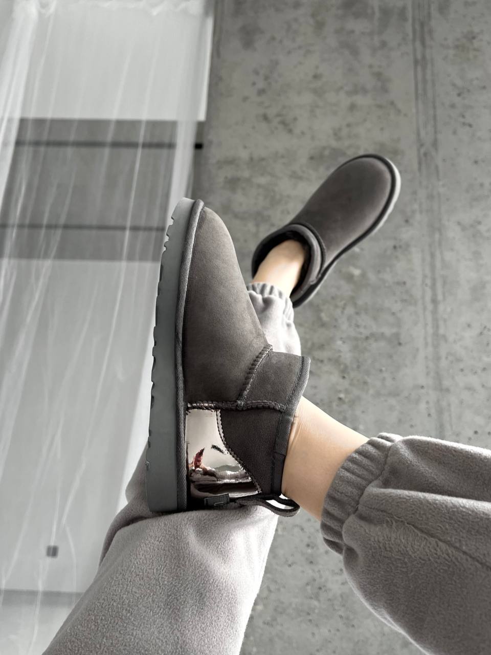 UGG Classic Ultra Mini Gray Lacquer - oceanhype - 