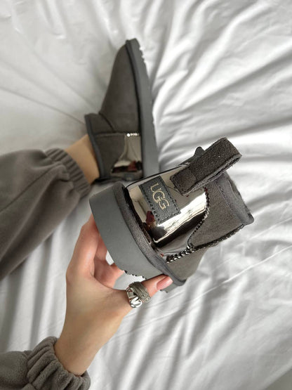 UGG Classic Ultra Mini Gray Lacquer - oceanhype - 