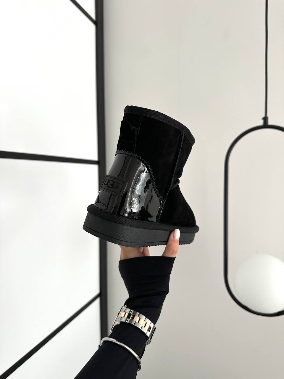 UGG Classic Mini Black Metallic - oceanhype - 