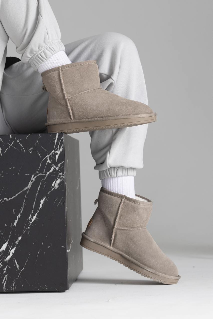 UGG Classic Mini Beige Grey - oceanhype - 