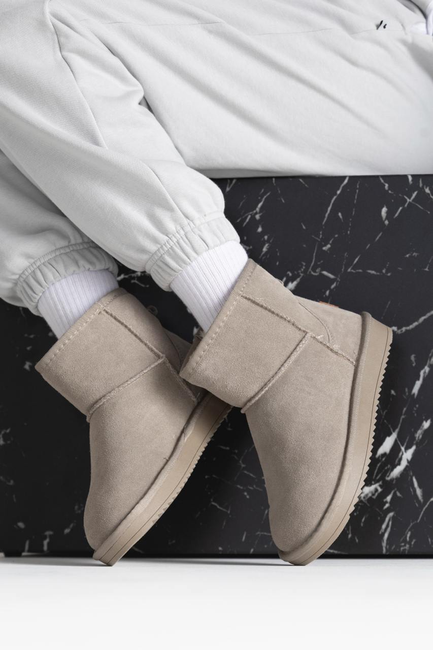 UGG Classic Mini Beige Grey - oceanhype - 
